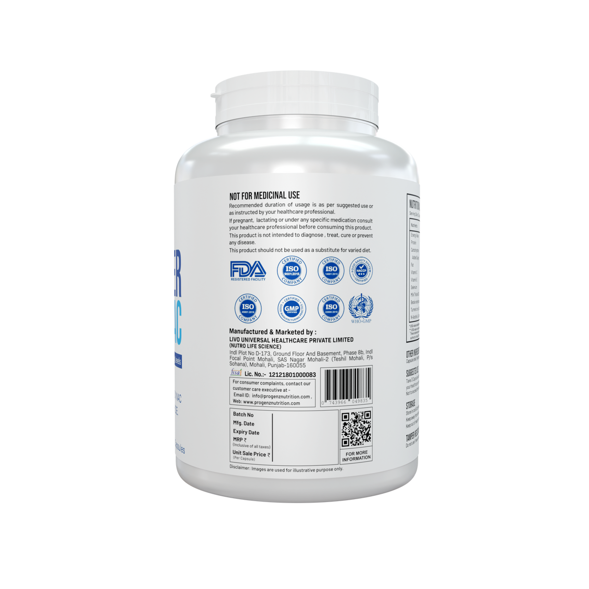 PRO LIVER DETOX NAC (90 Capsules)