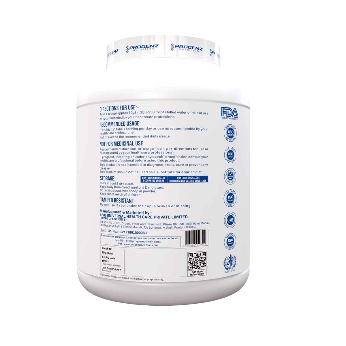 PRO ISO – 100% Premium Isolate Whey Protein (2kg)
